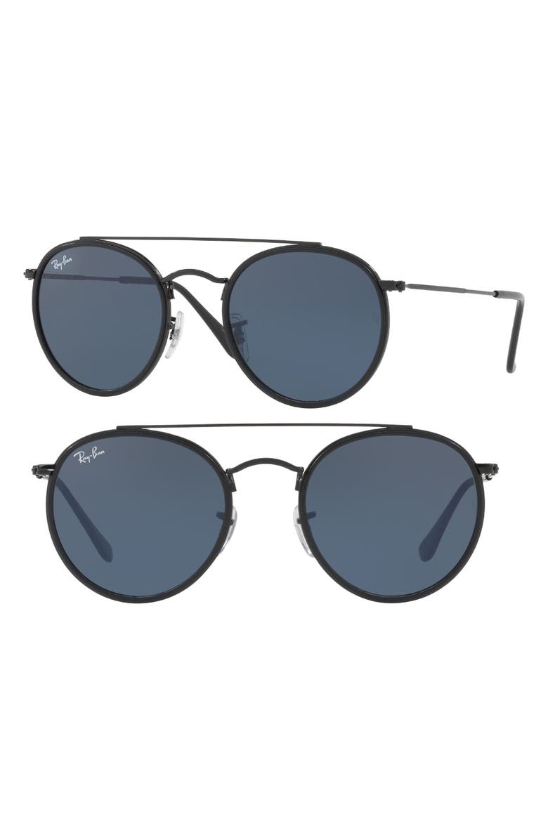 Ray-Ban 51mm Aviator Sunglasses, Main, color, Black