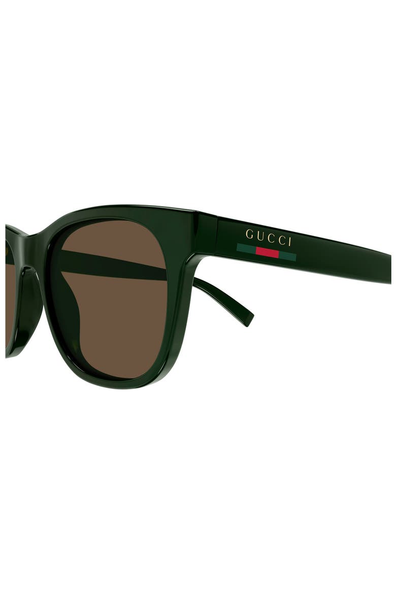 54mm Round Sunglasses, Alternate, color, GREEN