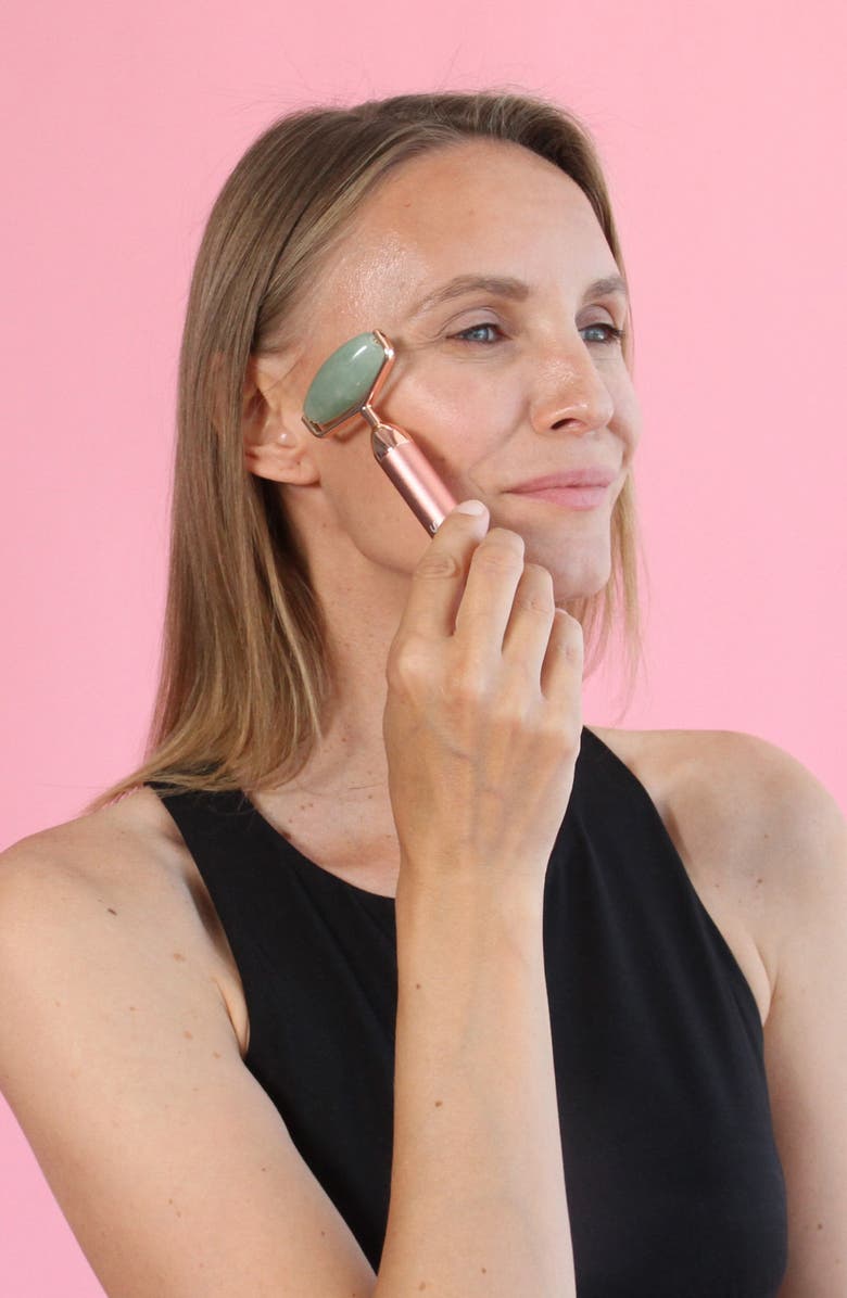 Skin Gym Jade Vibrating Lift & Contour Beauty Roller, Alternate, color, 