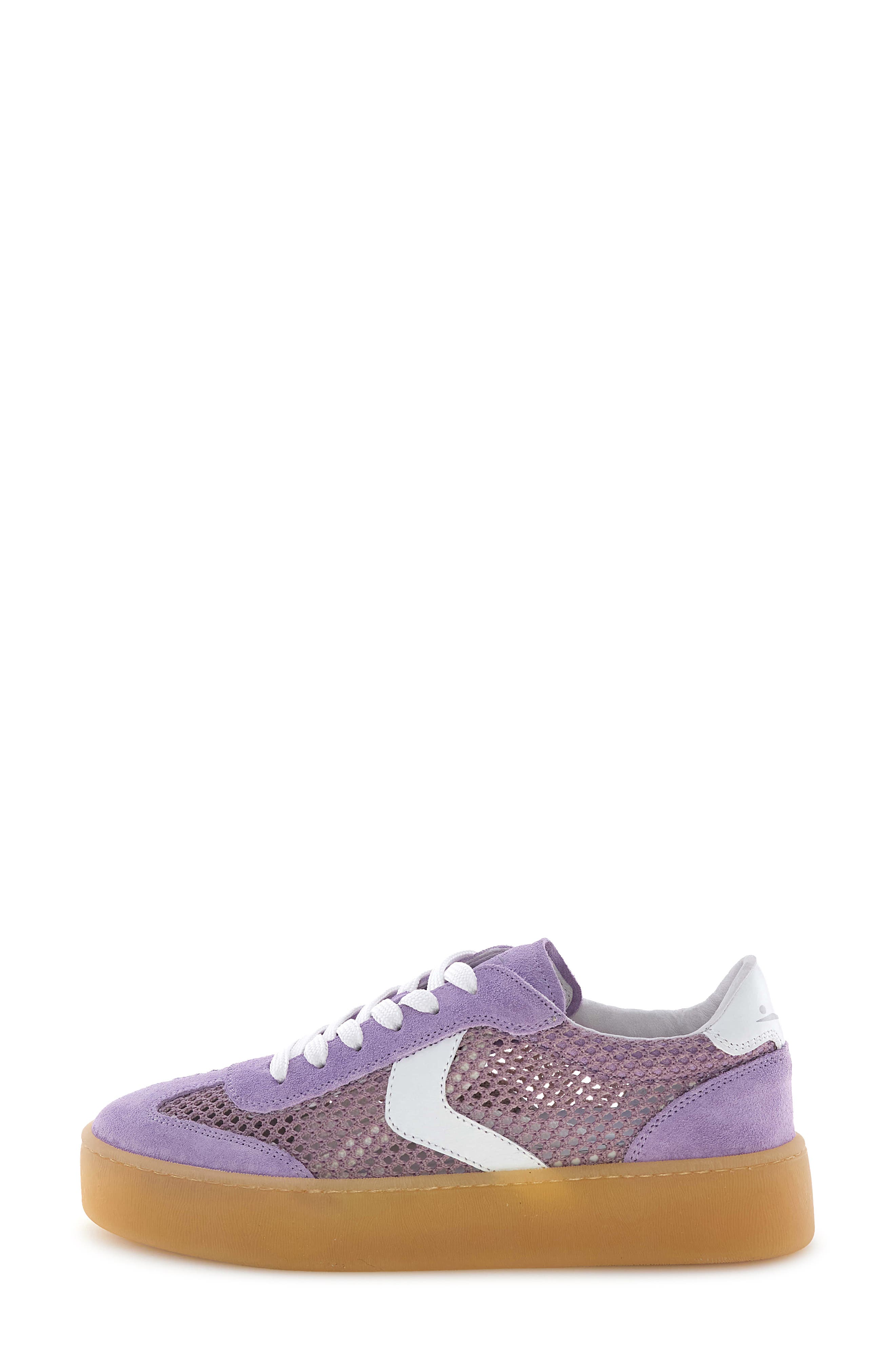 Voile Blanche Mind Perforated Mesh Platform Sneaker, Alternate, color, Lavanda