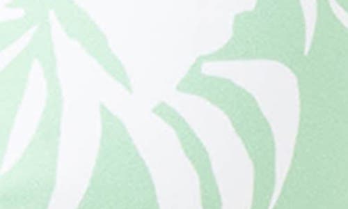 Roxy Oceanside Mini Tiki Triangle Bikini Top In Green