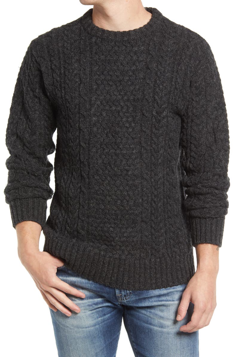 Pendleton Shetland Fisherman Sweater, Main, color, 