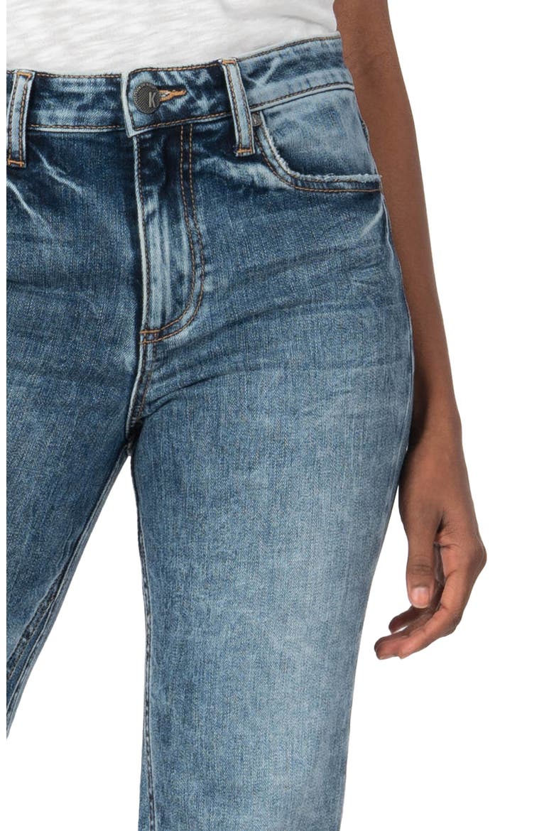 KUT from the Kloth Kelsey High Waist Ankle Flare Jeans, Alternate, color, INVITATION