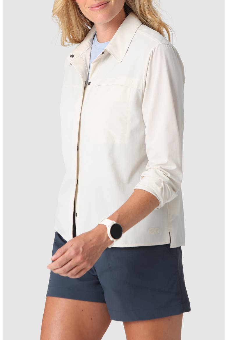 Astroman Long Sleeve Sun Shirt, Alternate, color, OYSTER