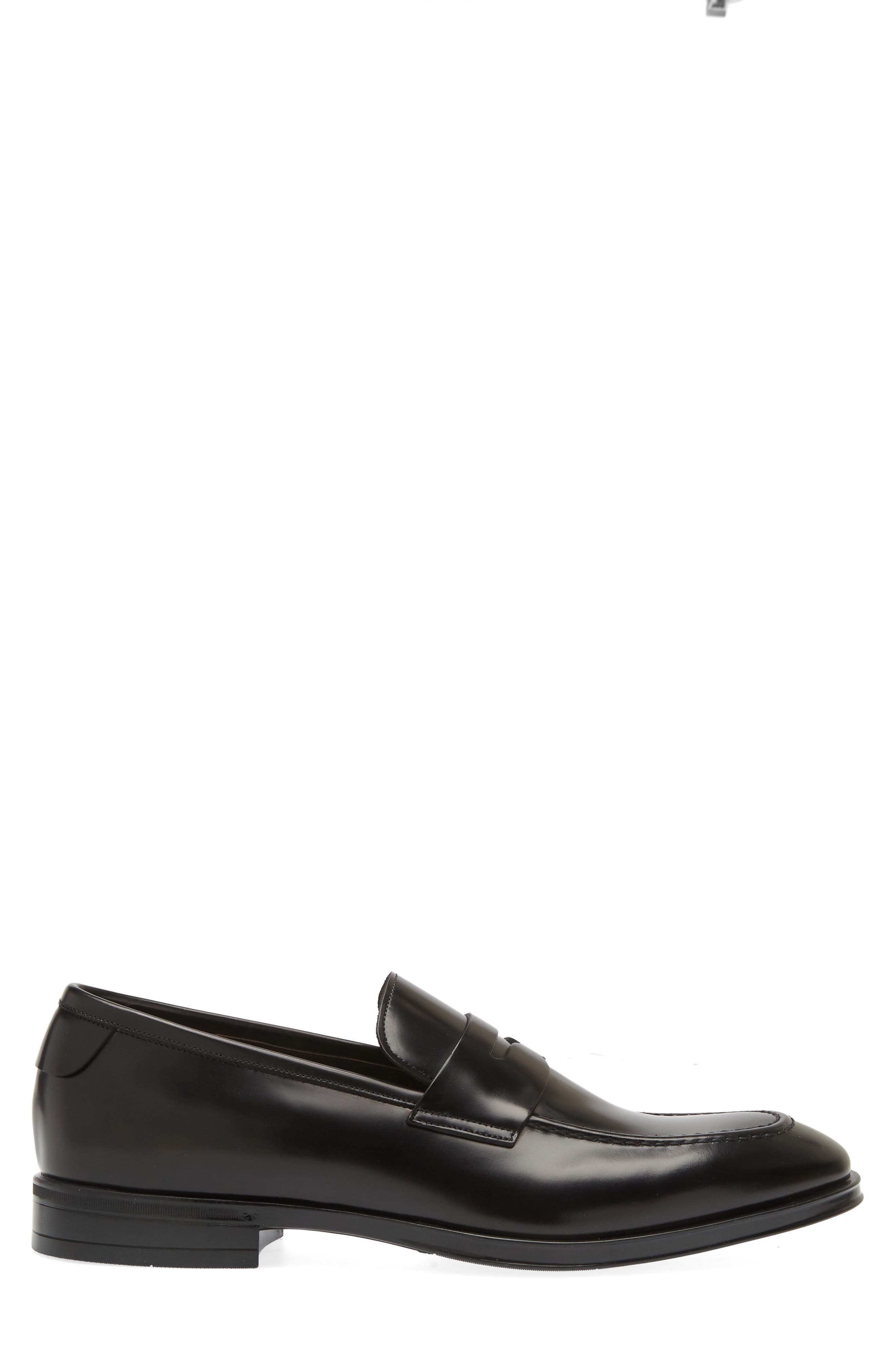 Penny Loafer, Alternate, color, BLACK