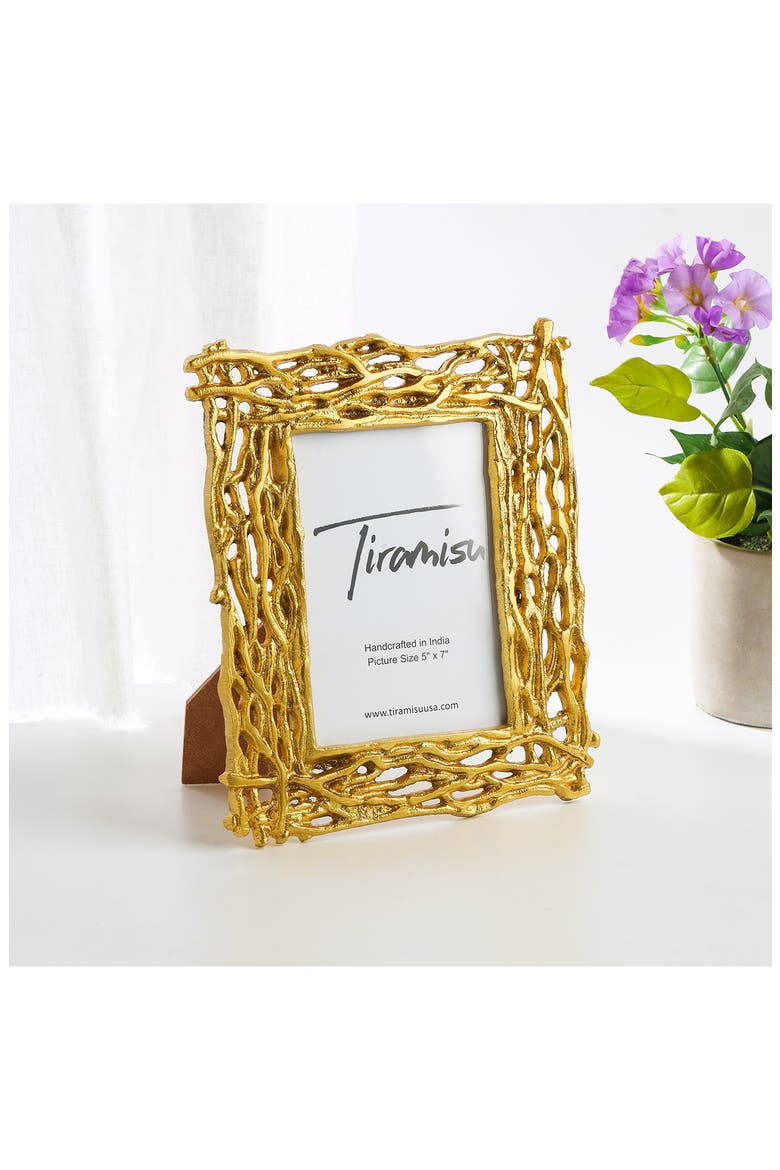Gleam Picture Frame, Alternate, color, GOLD
