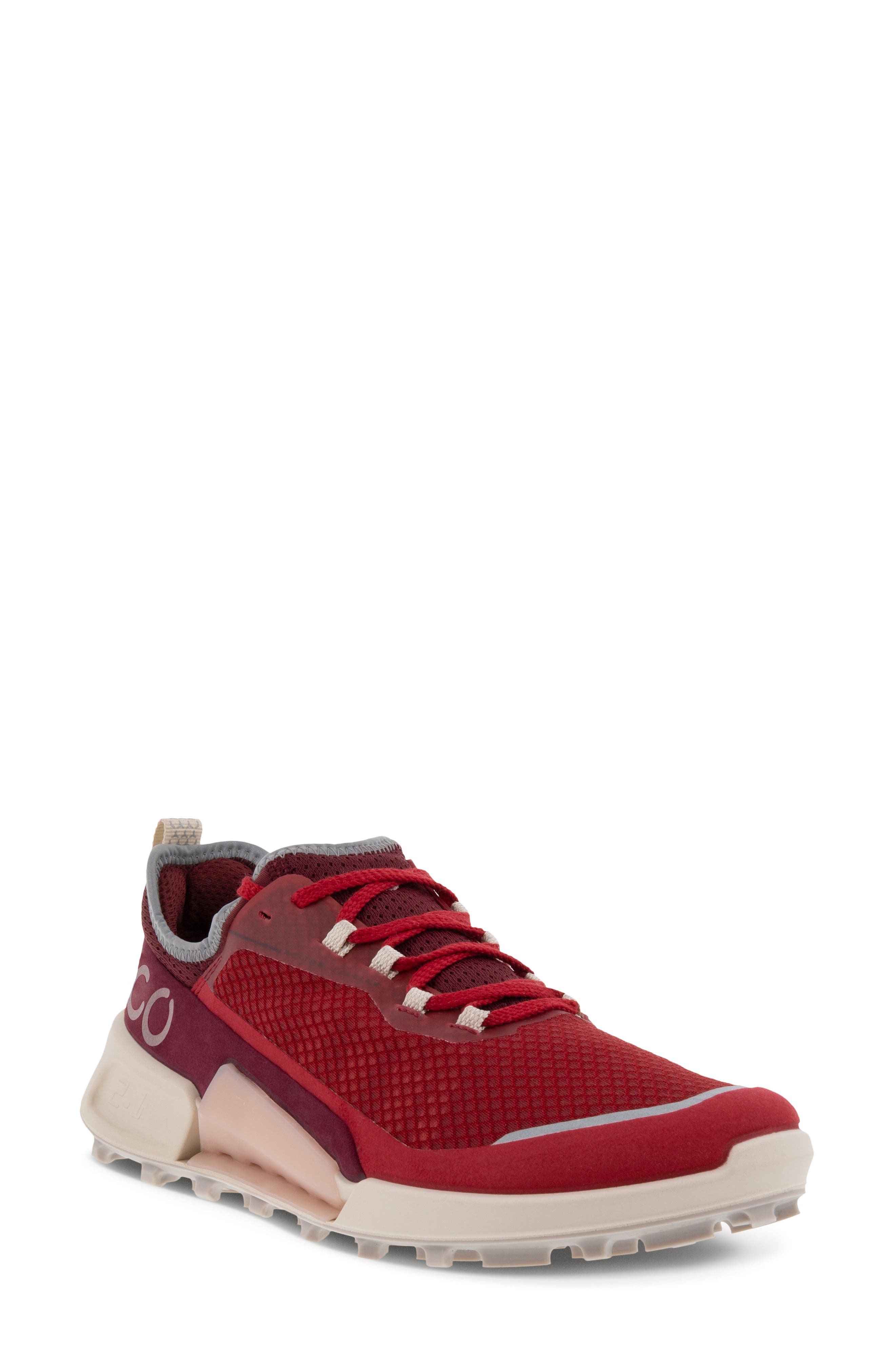 Biom 2.1 Low Tex Sneaker, Main, color, CHILI RED/ CHILI RED/ MORILLO