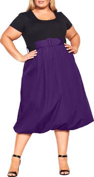 City Chic Paris Days A-Line Dress