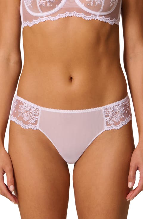 Intrigue Floral Embroidered Tanga