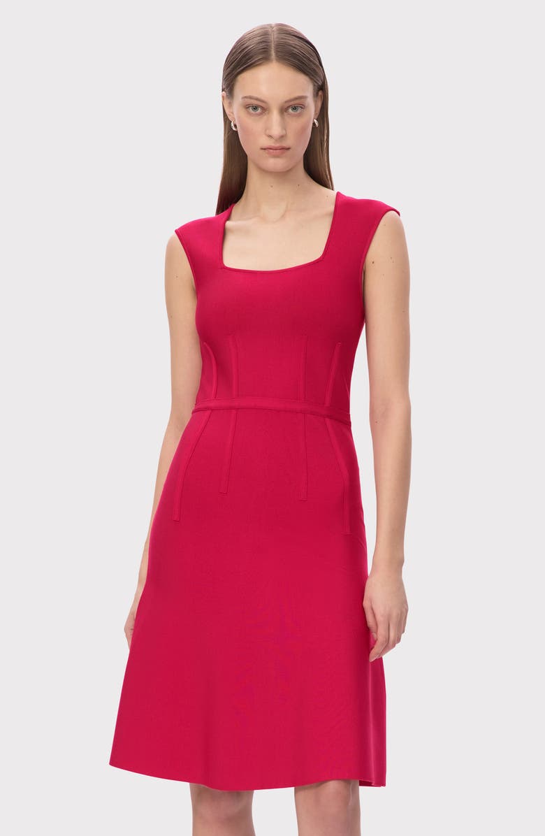 Herve Leger The Beatrice Dress, Alternate, color, Hibiscus