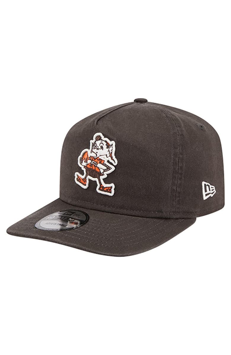 New Era Men
s New Era  Brown Cleveland Browns Championship 19TWENTY Adjustable Hat, Alternate, color, Brown