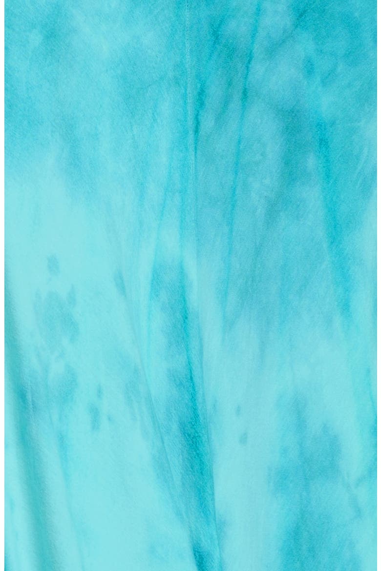 Tie Dye Convertible Cover-Up Dress, Alternate, color, AQUA