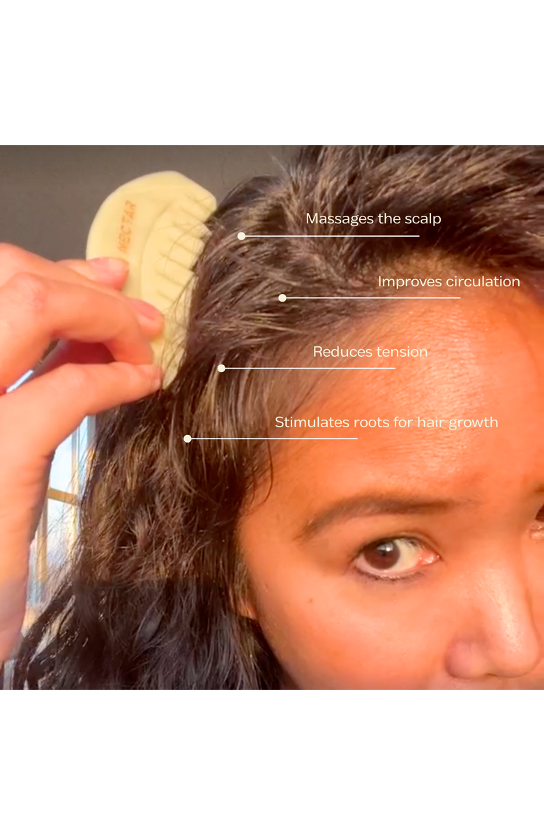 Luna Nectar Metamorphic Scalp Gua Sha Tool, Alternate, color, Light/Pastel Green