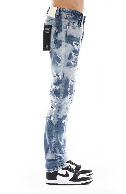 Cult Of Individuality Rocker Ripped Bleached Slim Fit Jeans