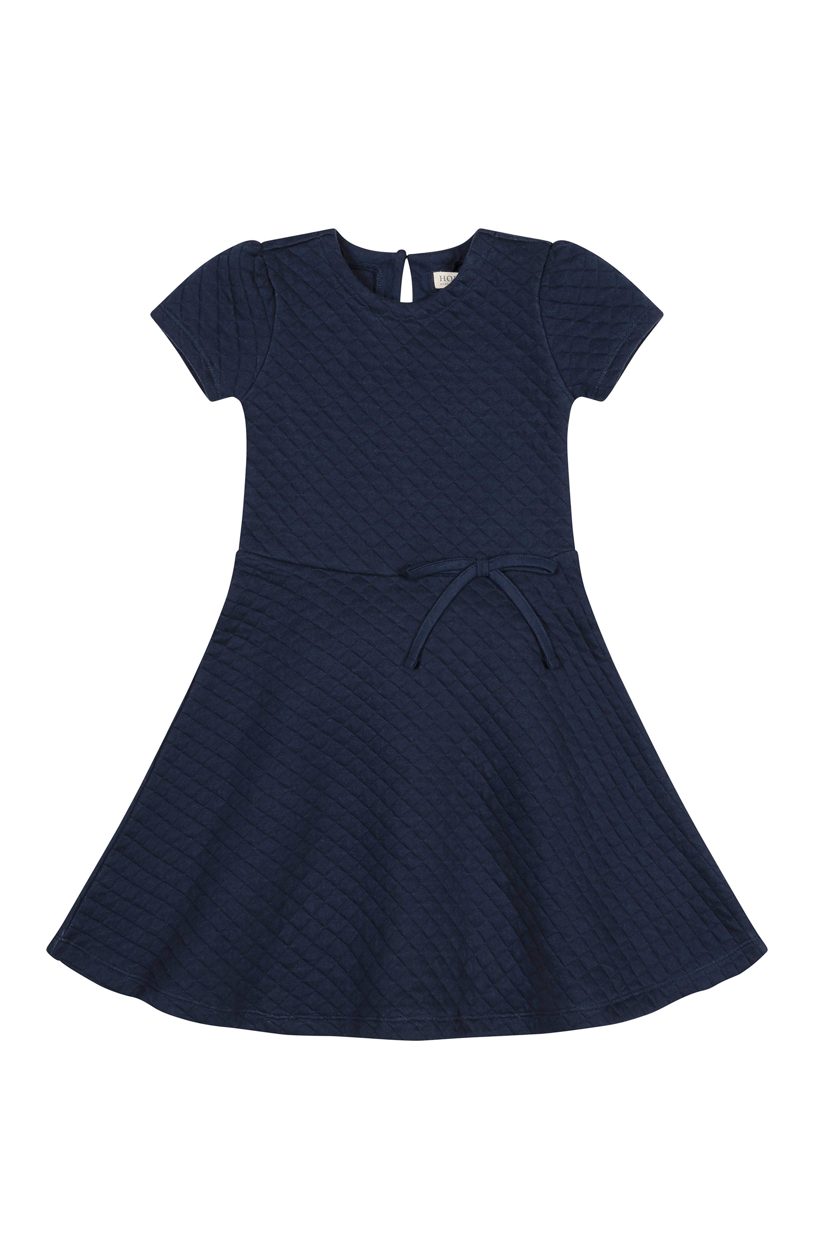 Navy Quilted