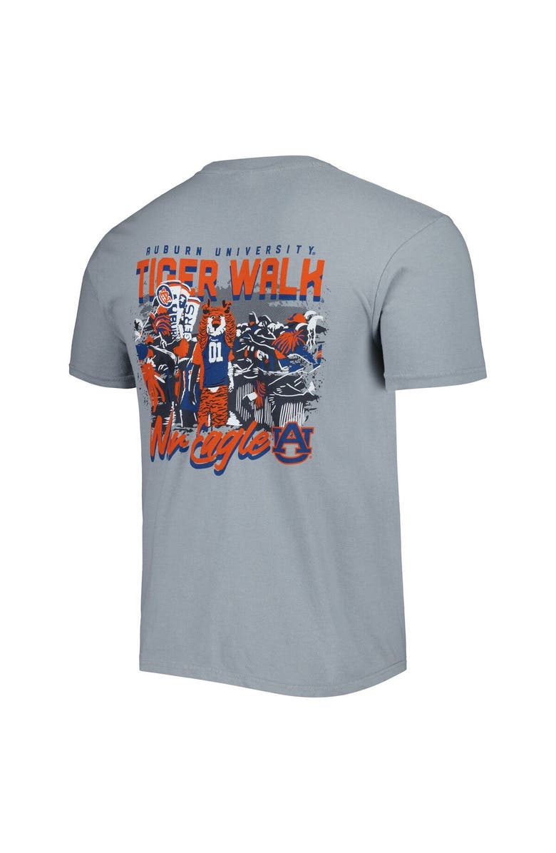 IMAGE ONE Men's Charcoal Auburn Tigers Hyperlocal T-Shirt, Alternate, color, 