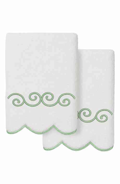 Symmetra Scallop Set of 2 Hand Towels