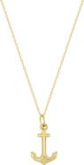 Bony Levy 14K Gold Anchor Pendant Necklace