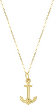 Bony Levy 14K Gold Anchor Pendant Necklace