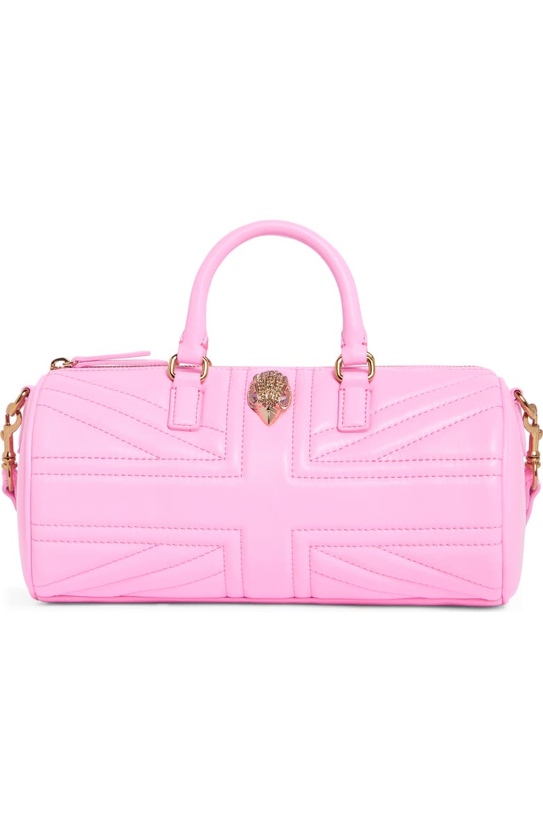 Kurt Geiger London Union Jack Barrel Bag, Main, color, Pink