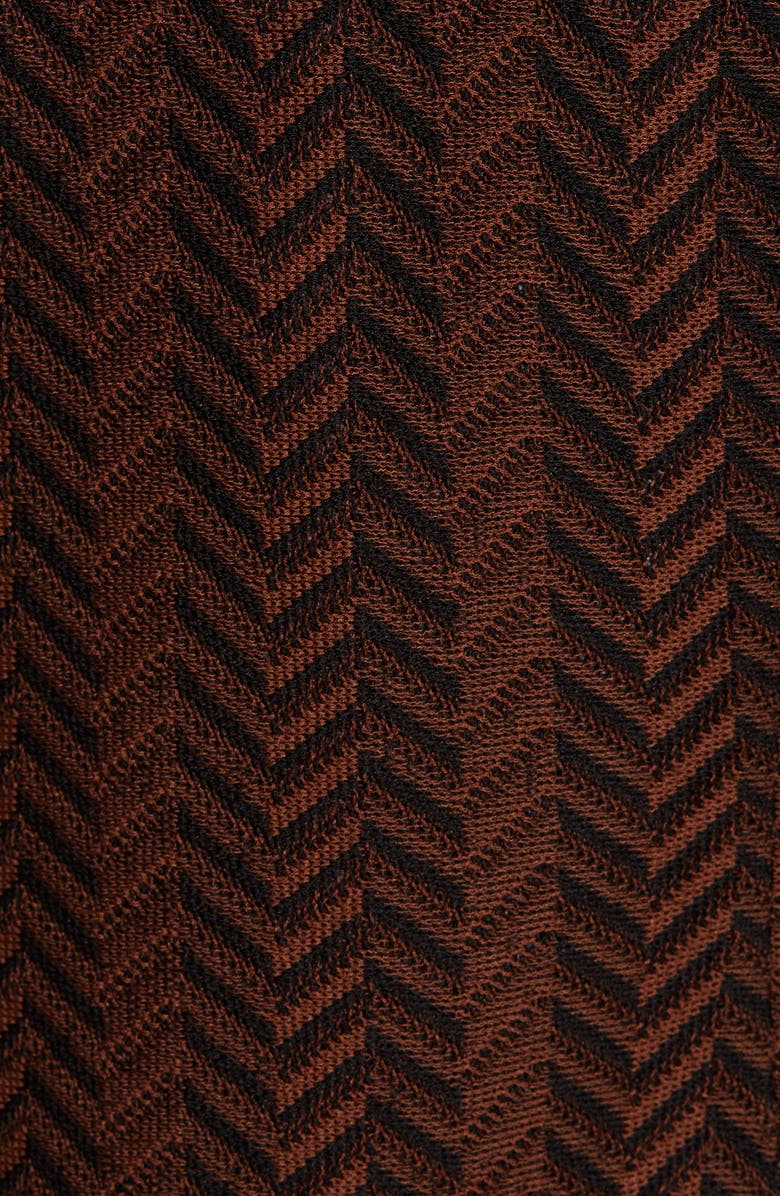 Ming Wang Chevron Knit Jacket, Alternate, color, 