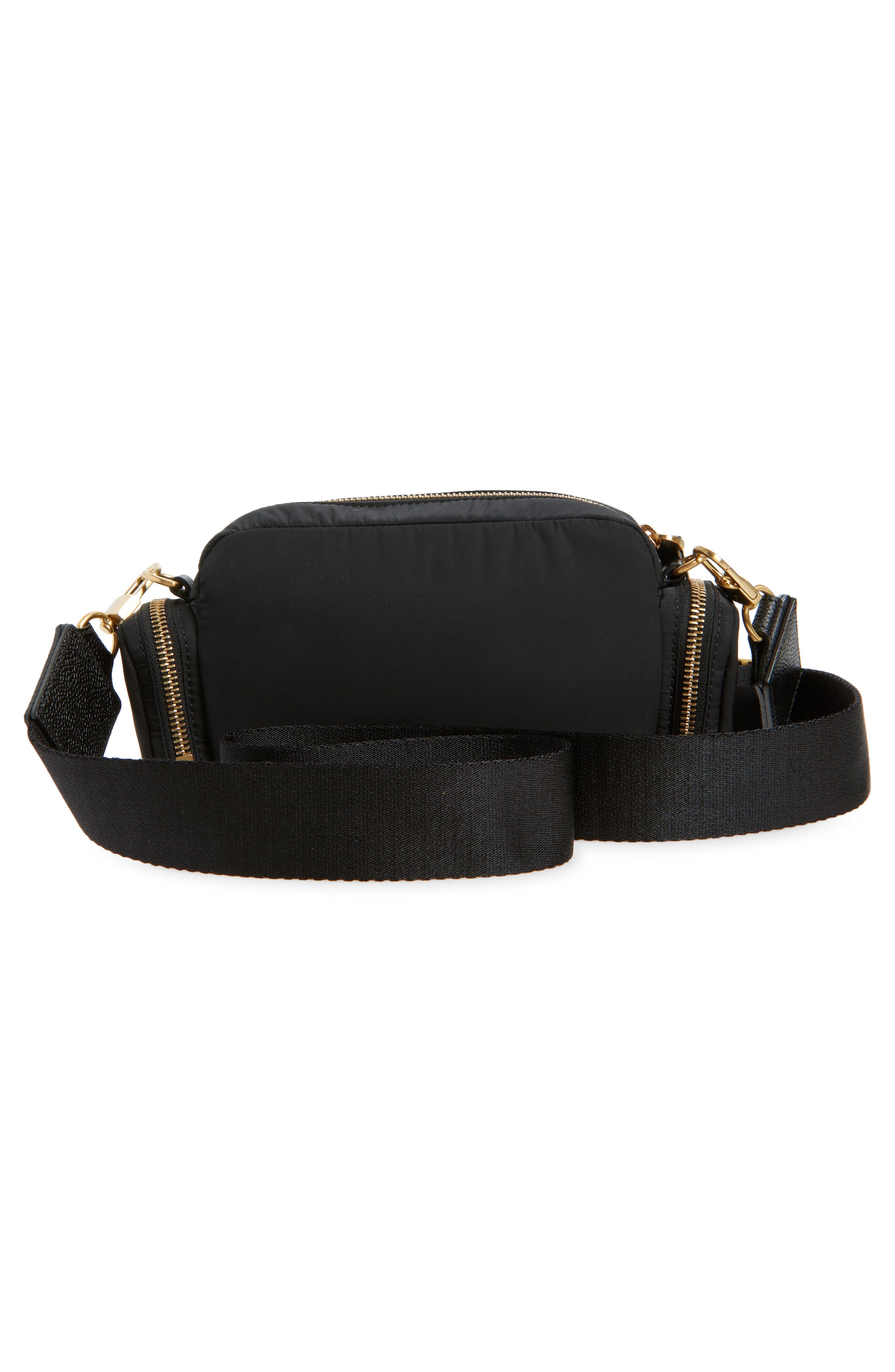 Thom Browne Mini Camera Crossbody Bag, Alternate, color, Black