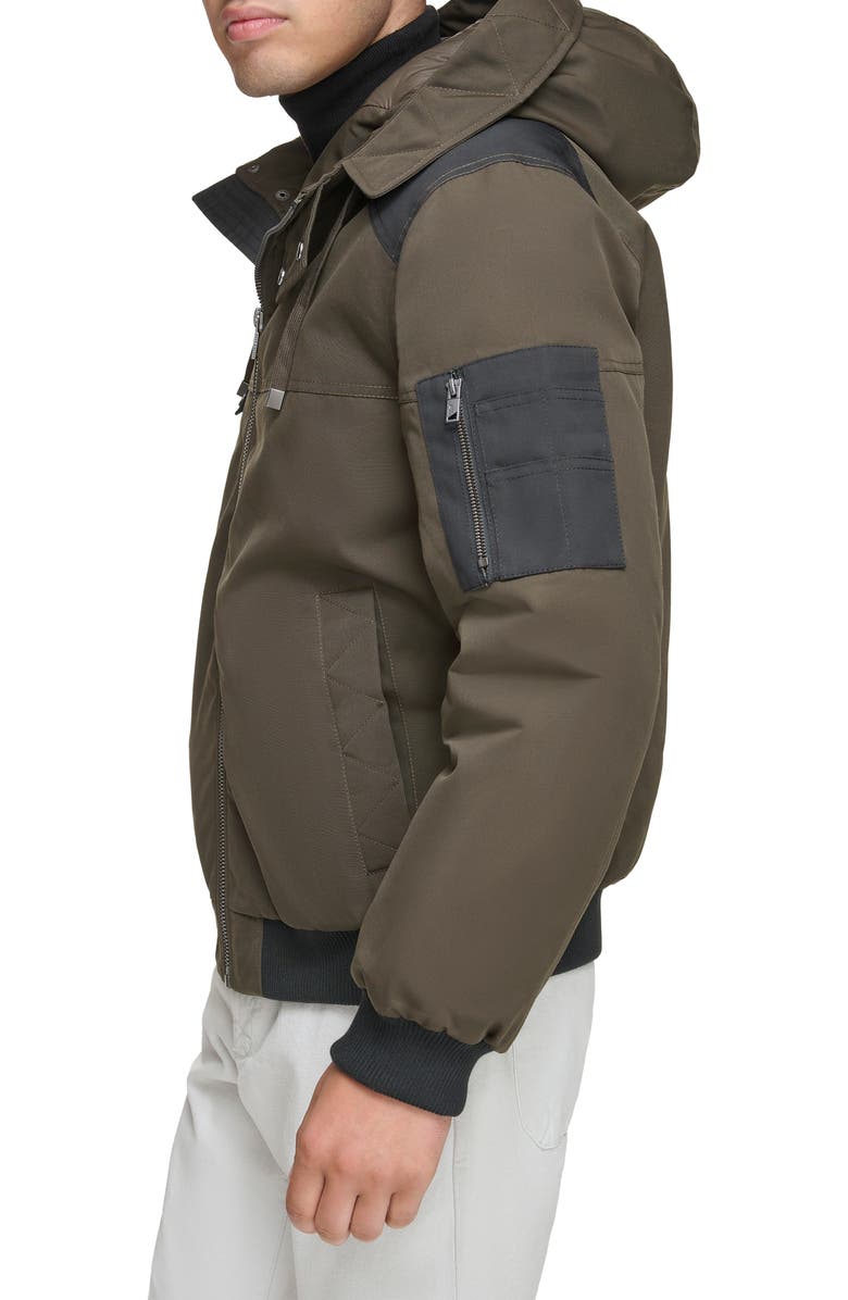 Andrew Marc Wolmar Waxed Insulated Jacket, Alternate, color, 