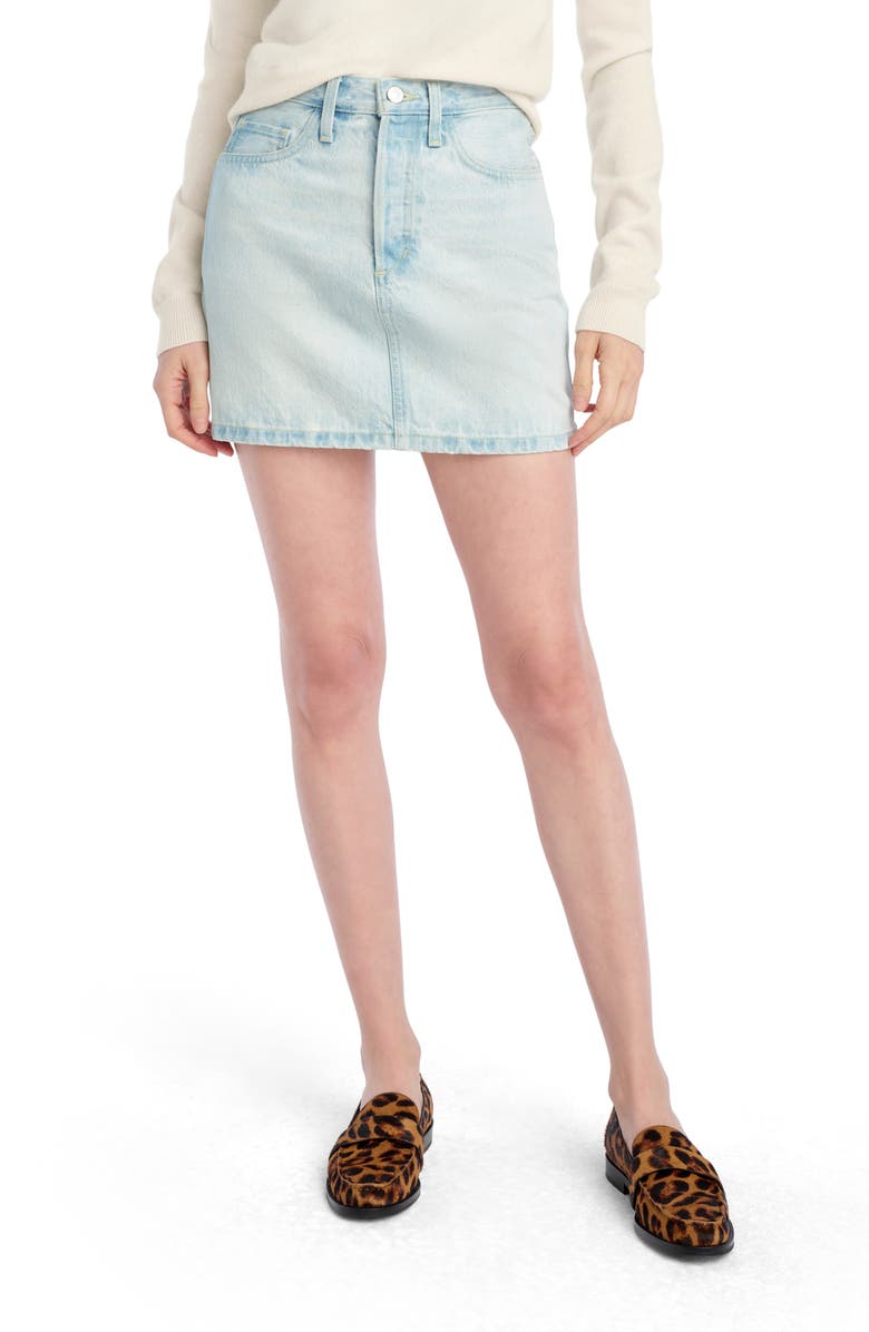 Favorite Daughter The Otto Denim Miniskirt, Main, color, Freeport