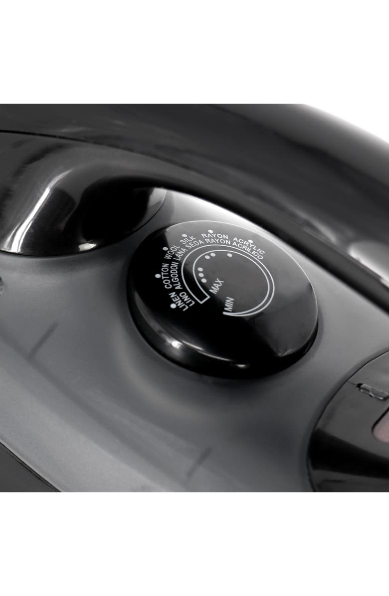 Impress 1200 Watt Cord Winder Garment Iron, Alternate, color, Black