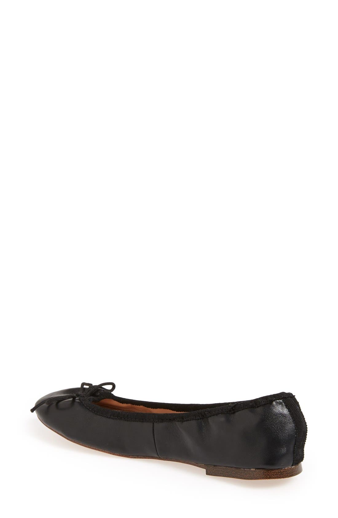'Venti' Ballet Flat, Alternate, color, BLACK