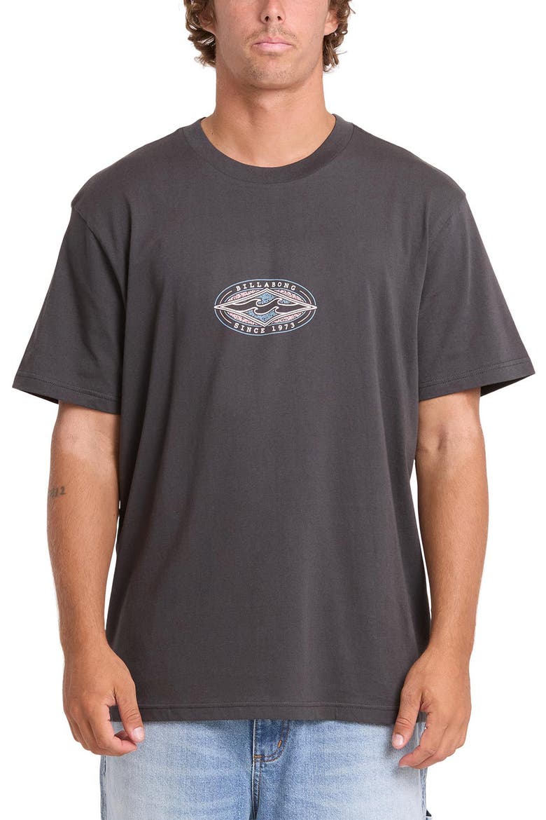 Rotor Diamond Logo Graphic T-Shirt, Main, color, RAVEN