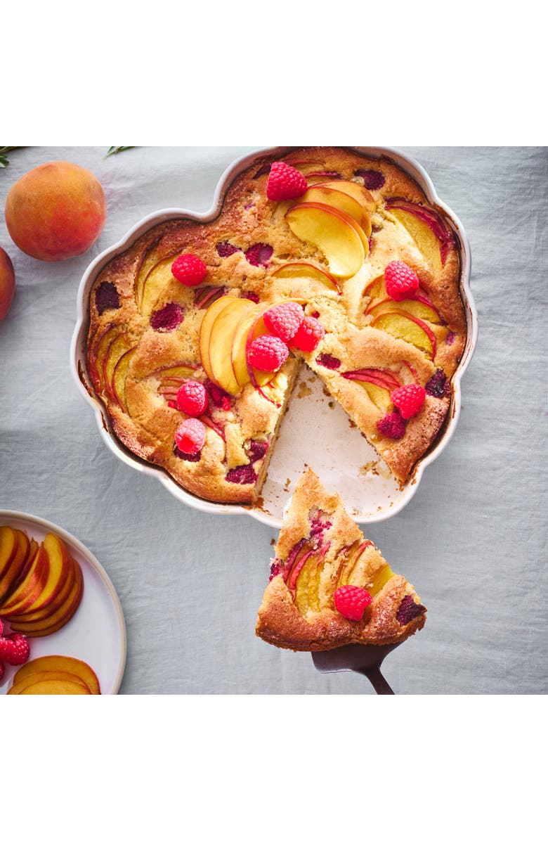 Emile Henry Madeleine Heart Shaped Cake Dish, Alternate, color, Clay