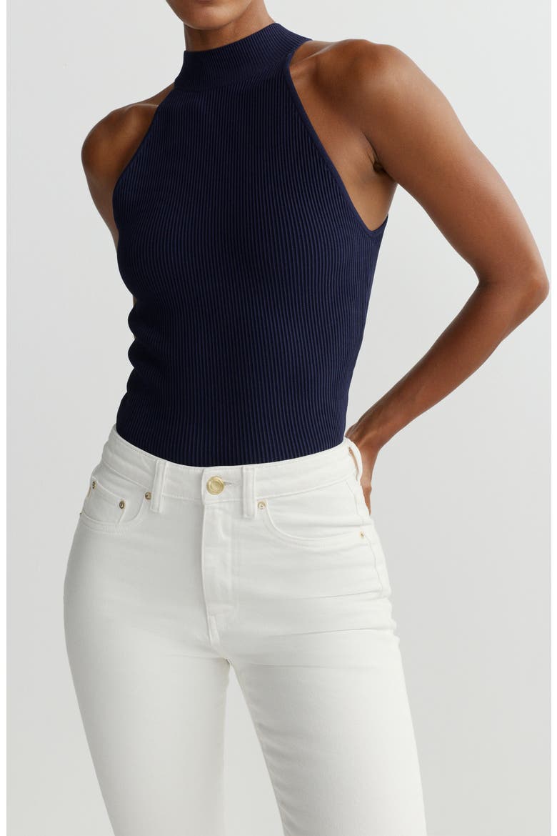 Kristy High Waist Capris, Alternate, color, WHITE