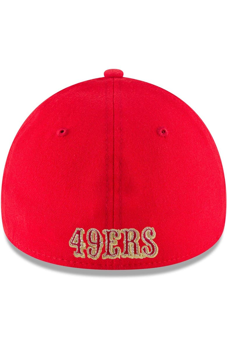 New Era Men's New Era Scarlet San Francisco 49ers Team Classic 39THIRTY Flex Hat, Alternate, color, 