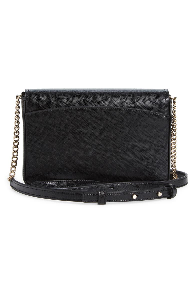 spencer crossbody wallet, Alternate, color, BLACK
