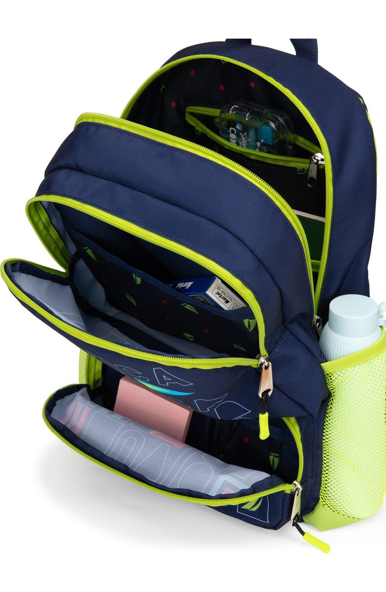 Nautica Flags 16 Inch Backpack for Kids and Teens, Alternate, color, Flags