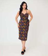 Unique Vintage Leilani Sleeveless Sarong Dress