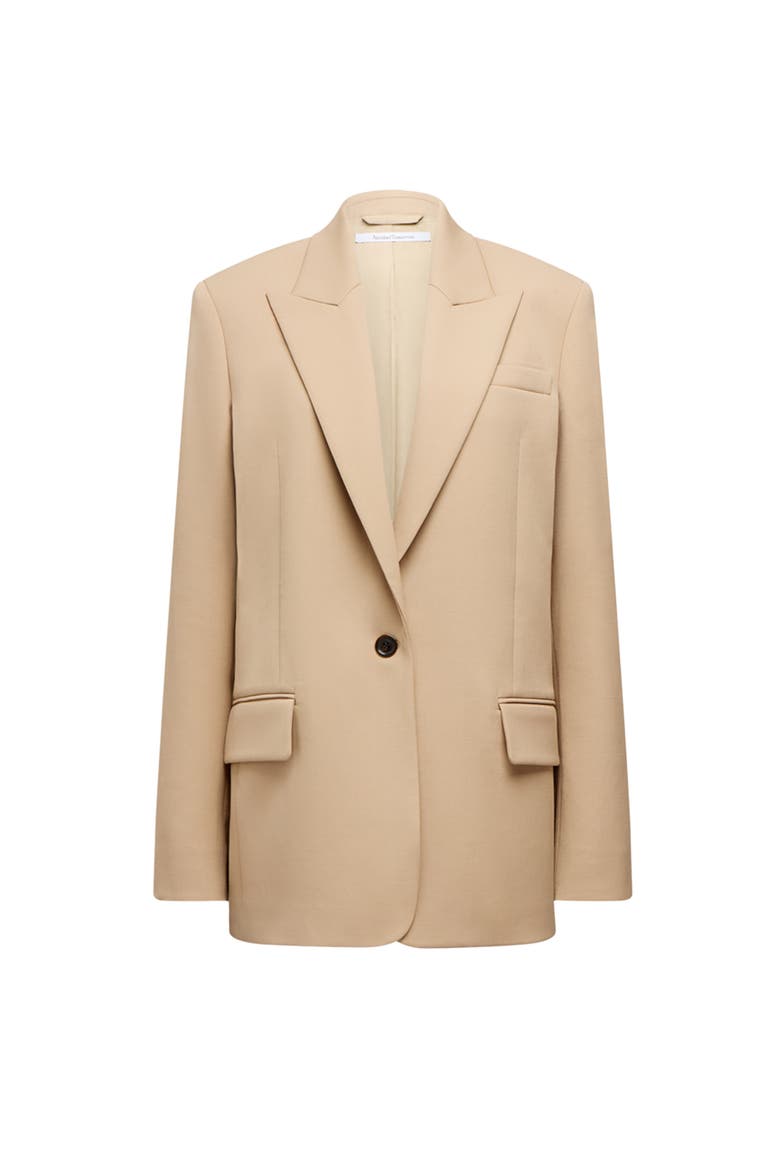 Oversized Tailored Jacket, Alternate, color, Sand