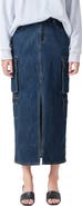 Grey Lab Denim Cargo Maxi Skirt