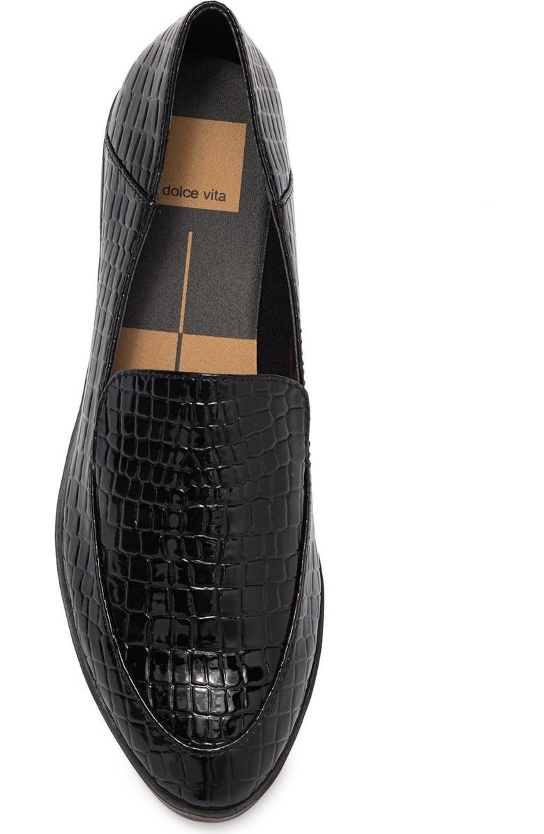 Dolce Vita Calla Croc-Embossed Loafer, Alternate, color,