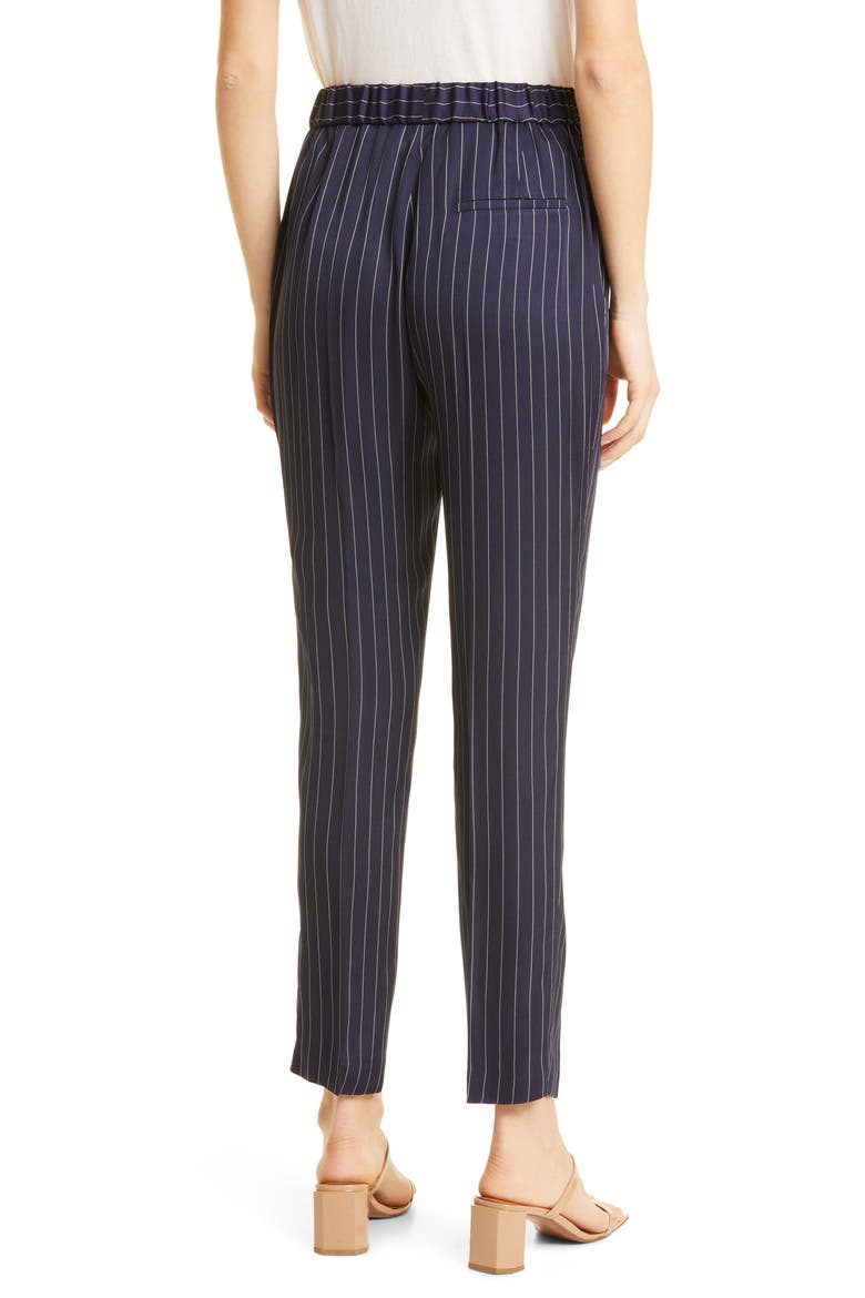 Tariyana Stripe Slim Fit Ankle Pants, Alternate, color, MIDNIGHT FANTASY