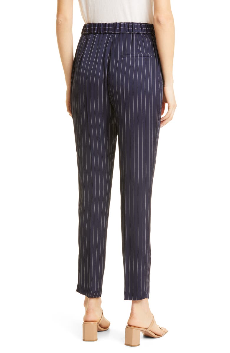 BOSS Tariyana Stripe Slim Fit Ankle Pants, Alternate, color,