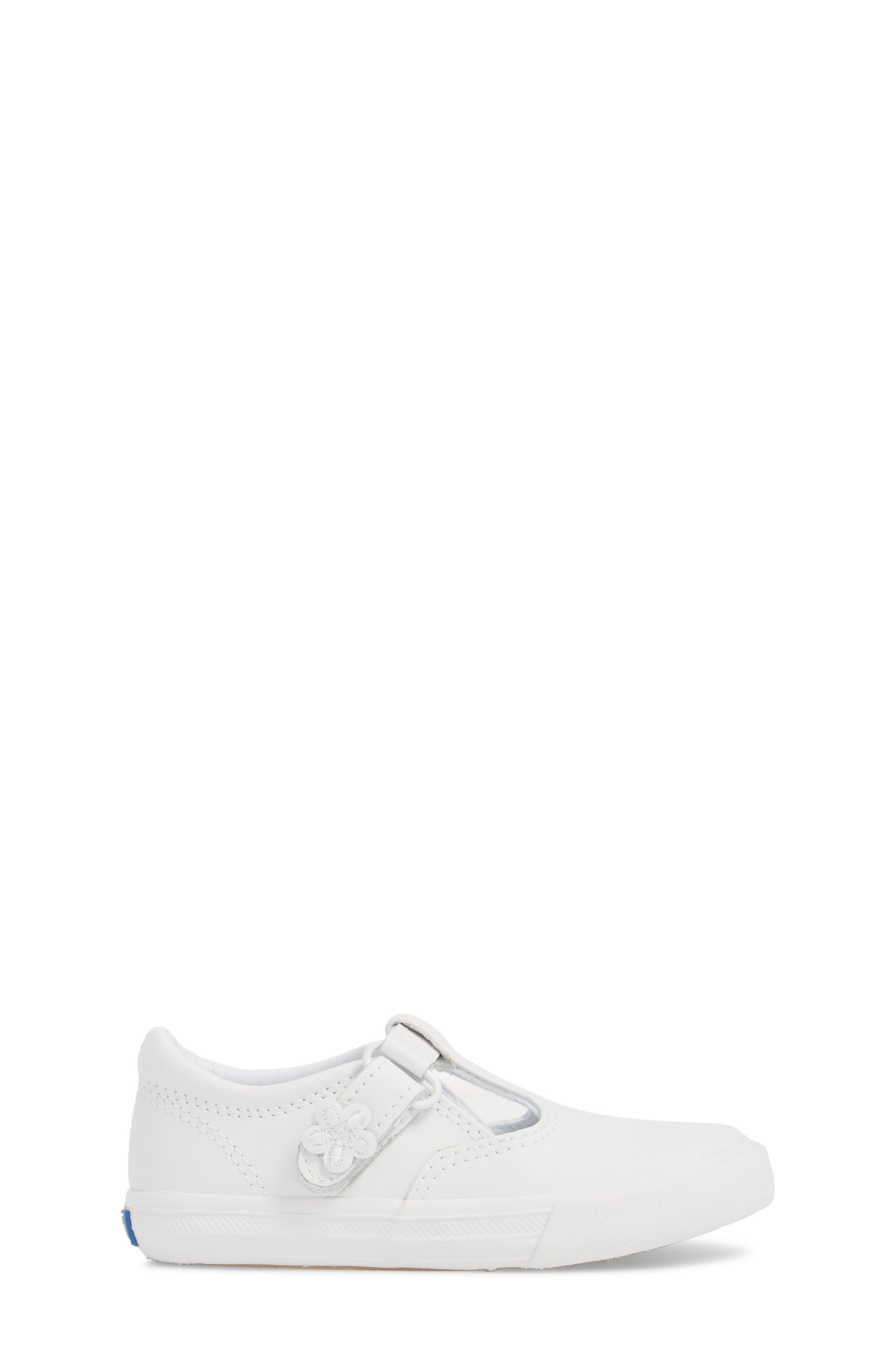 Daphne T-Strap Sneaker, Alternate, color, NEW WHITE