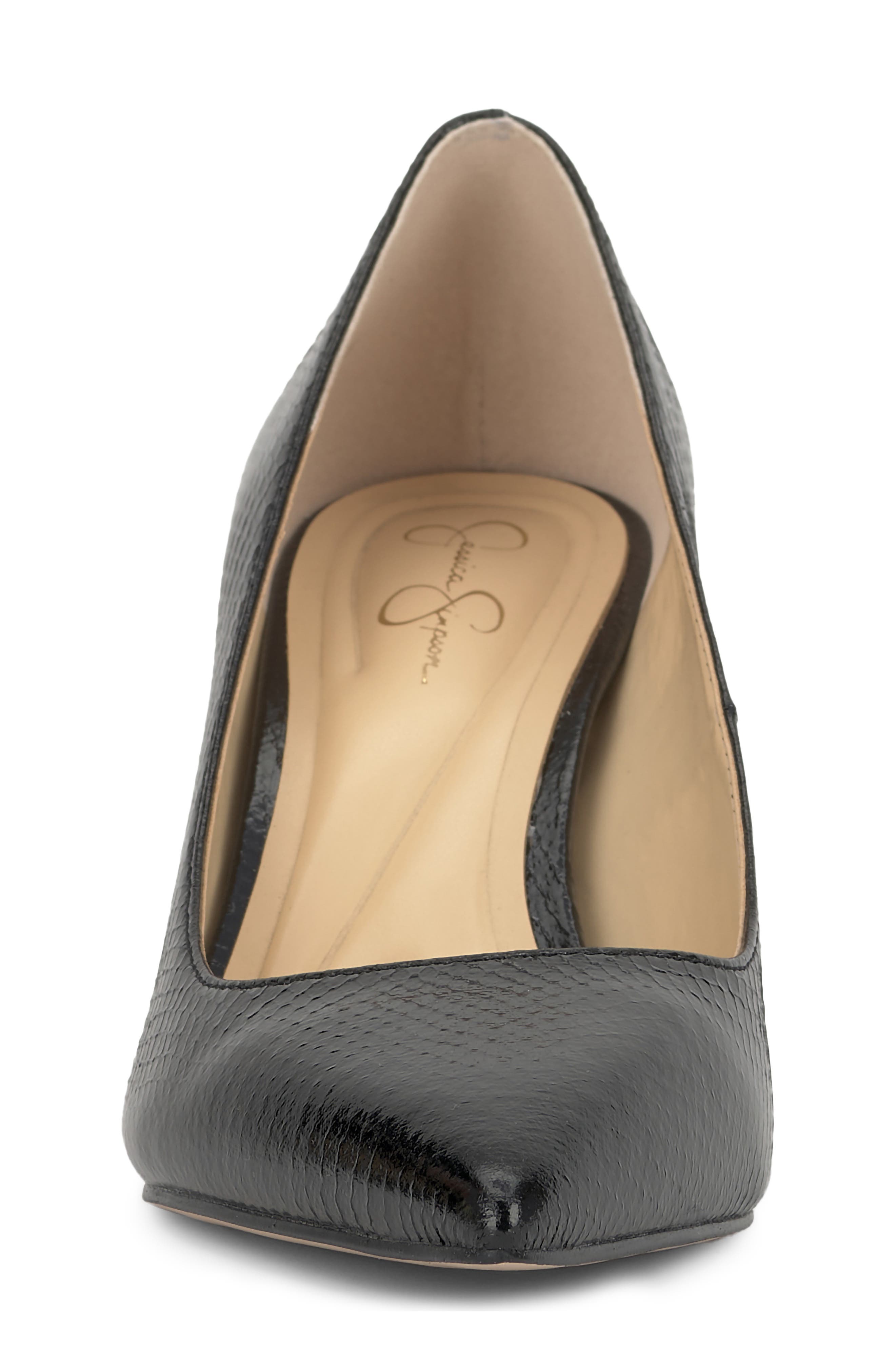 Voemi Pointed Toe Pump, Alternate, color, BLACK