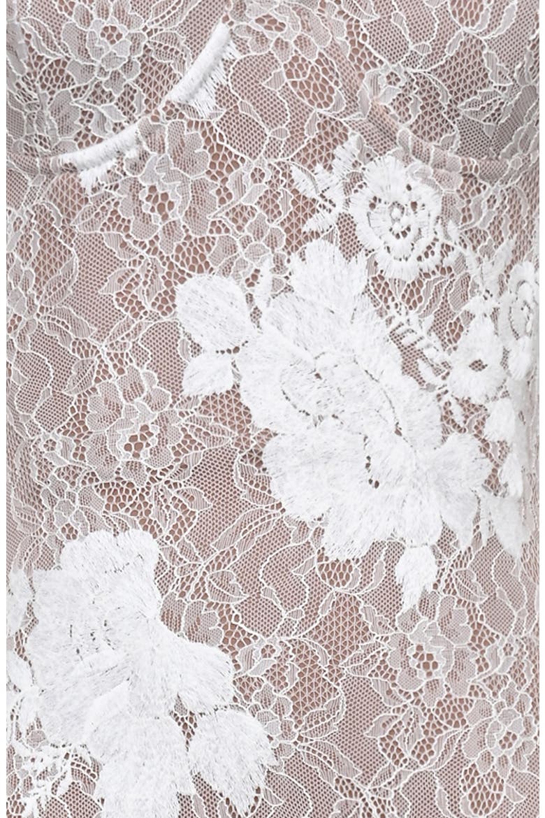 Lucienne Lace Corset Strapless Gown & Bolero Set, Alternate, color, IVORY