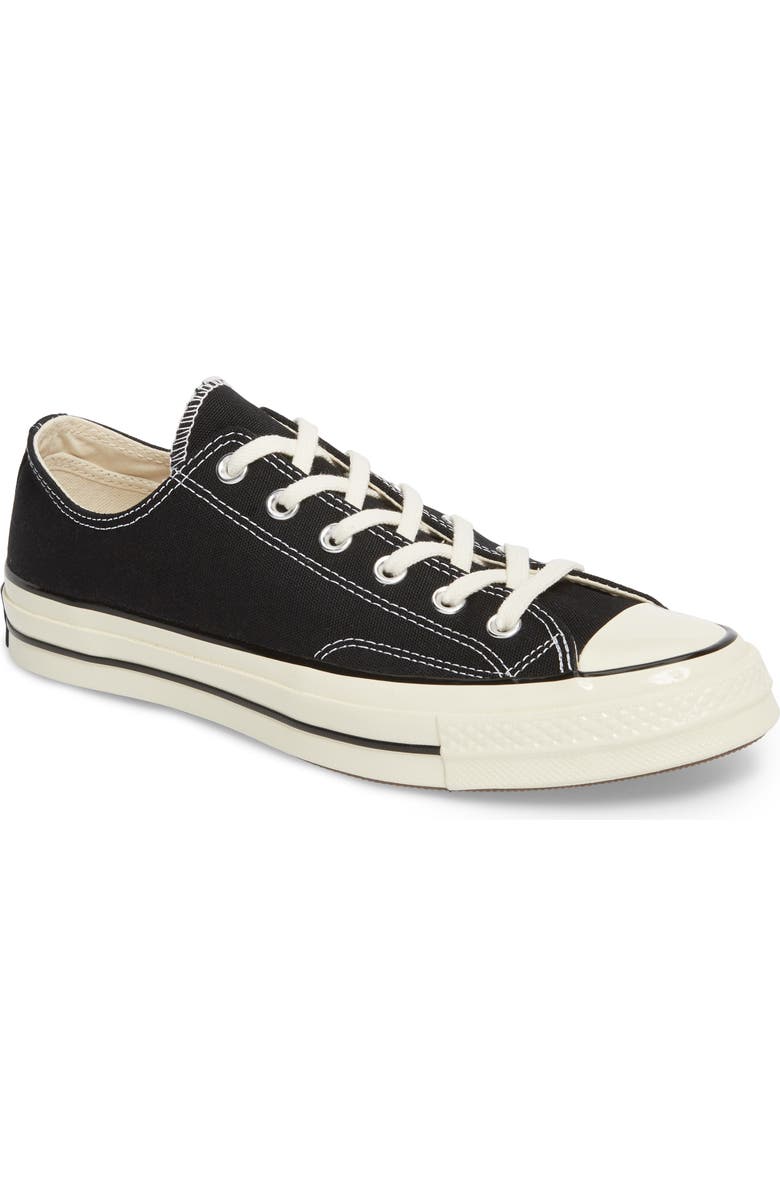 Converse Chuck Taylor<sup>®</sup> All Star<sup>®</sup> 70 Low Top Sneaker, Main, color, Black/ Black/ Egret