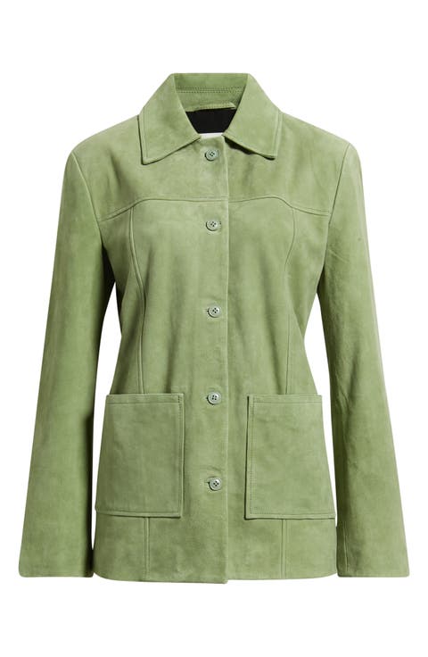 Veda Lincoln Suede Shirt Jacket