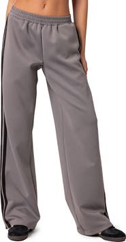 EDIKTED Robyn Side Stripe Track Pants