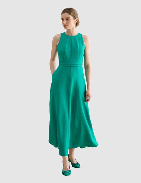 Harewood Sleeveless Fit Flare Dress