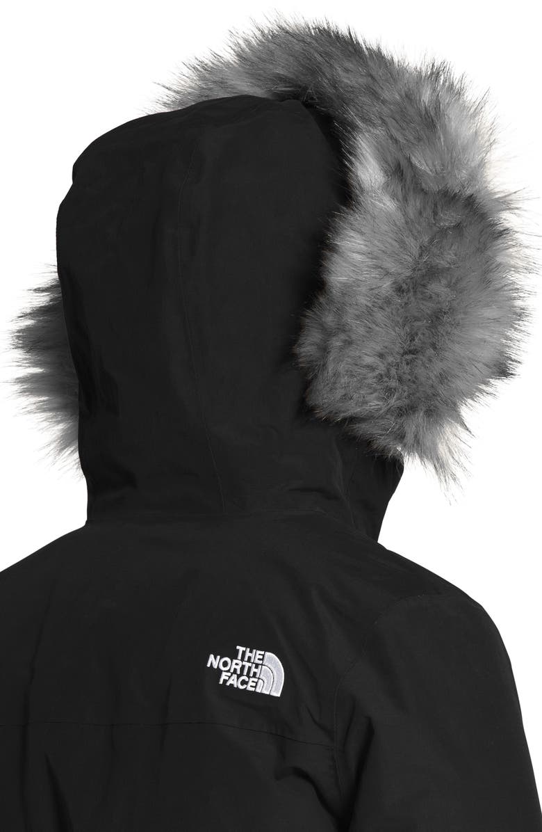 The North Face Arctic Waterproof 550-Fill-Power Down Parka with Faux Fur Trim, Alternate, color,